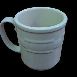 Longaberger Woven Traditions Pottery Mug - Ivory